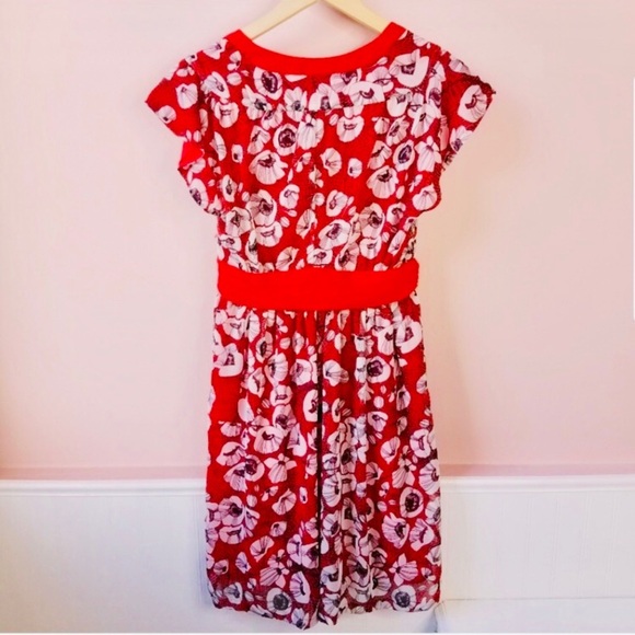 H&M Red Poppy Floral Summer Dress - Picture 5 of 11